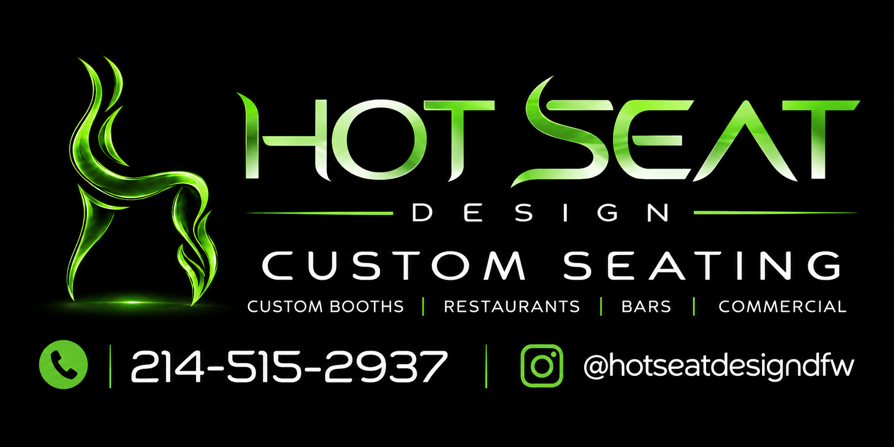 Hot Seat Design custom seating banner